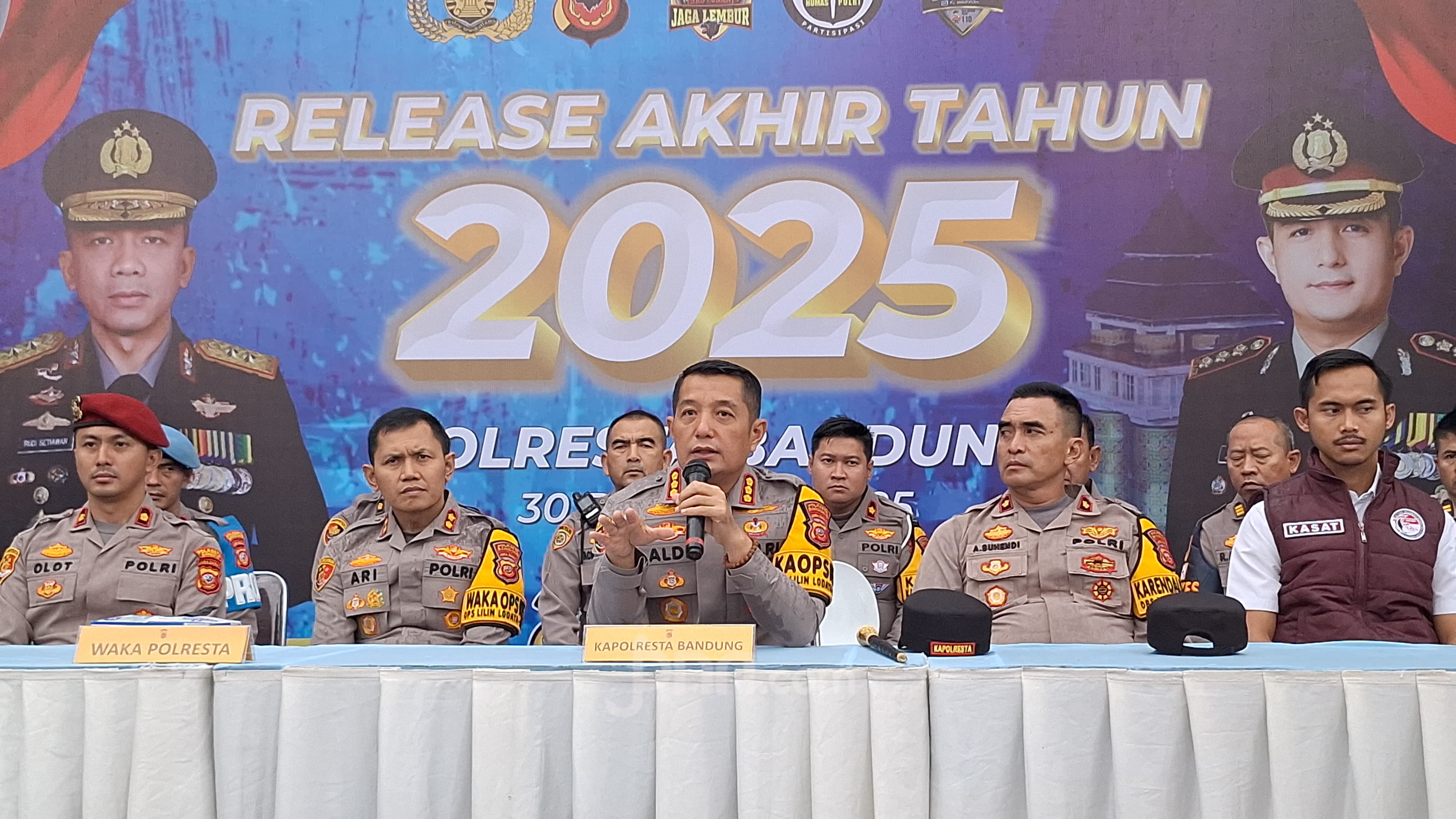 Selama 2025, Polresta Bandung Selesaikan 94 Persen Kasus Kejahatan