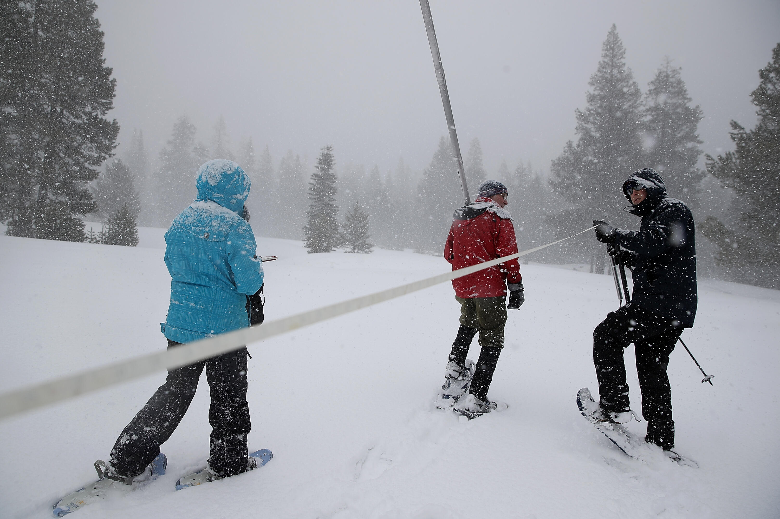 California snowpack at 71% of average in first survey