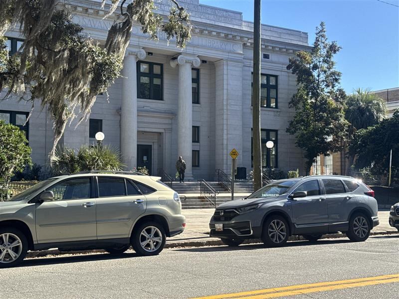 Person dies near public library on Bull St.