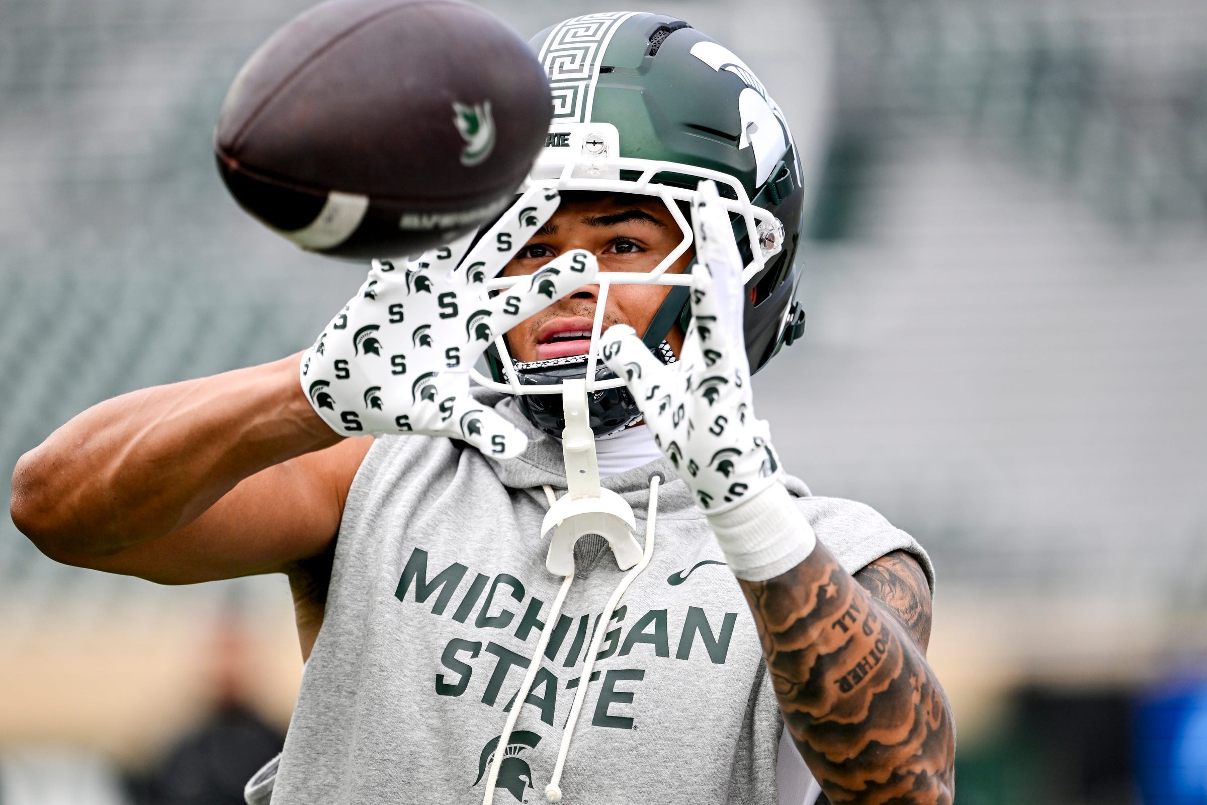 MSU transfer wide receiver to reportedly visit Big Ten, Big 12 schools