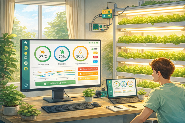 Membaca Tanaman di Layar: Desain Antarmuka Hidroponik