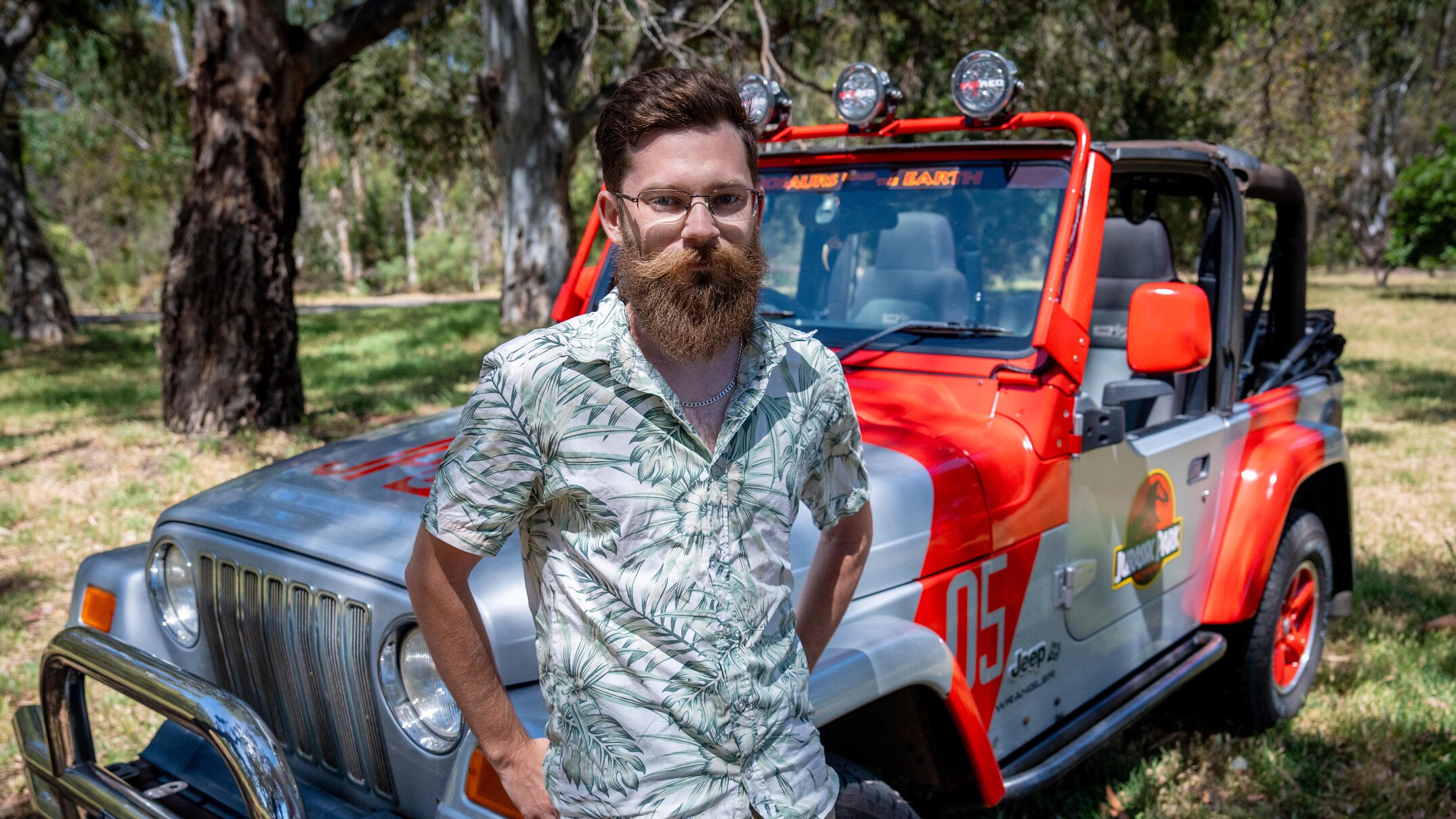 Jurassic Park fan fulfils childhood dream of recreating Jeep