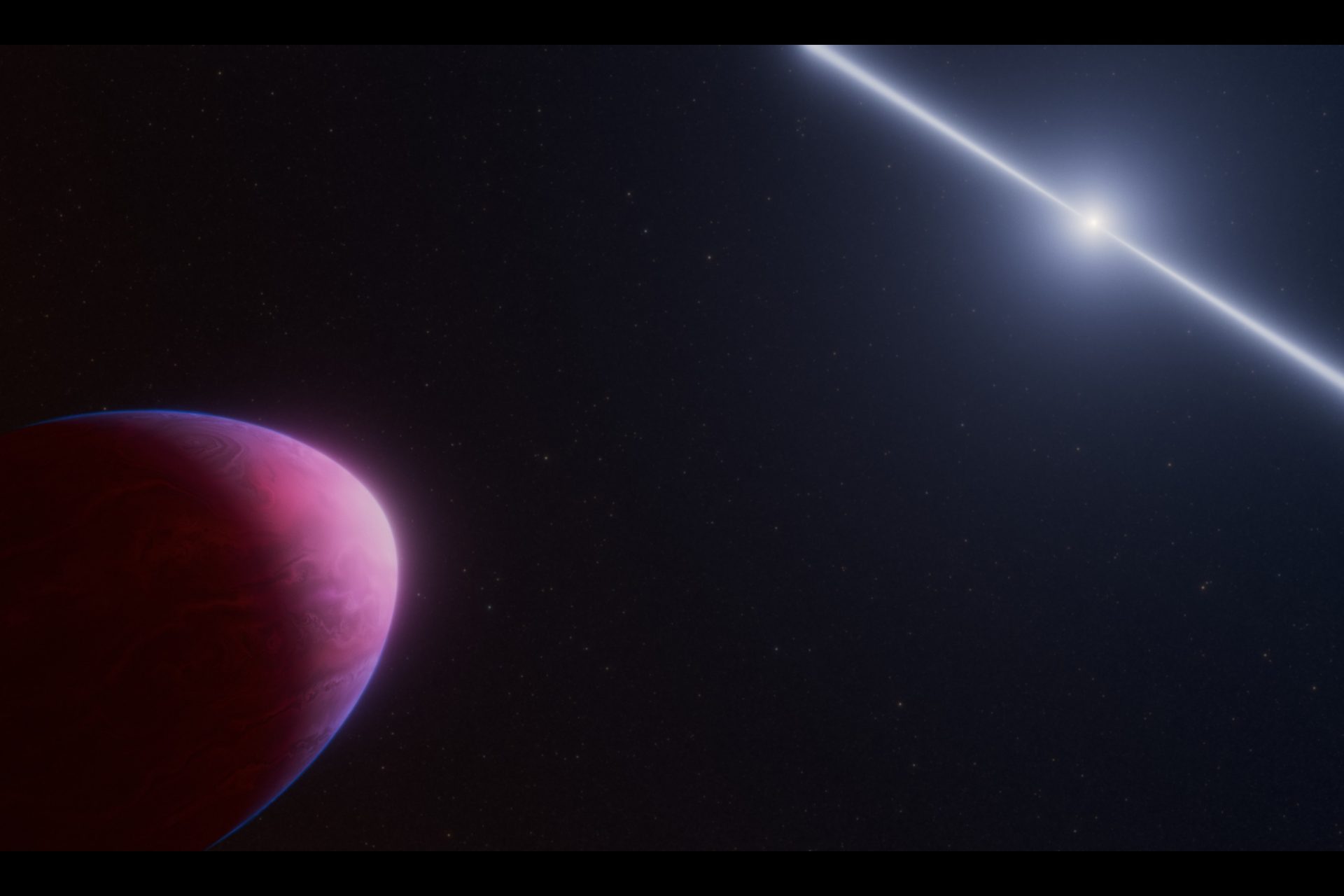 Orbiting a pulsar star