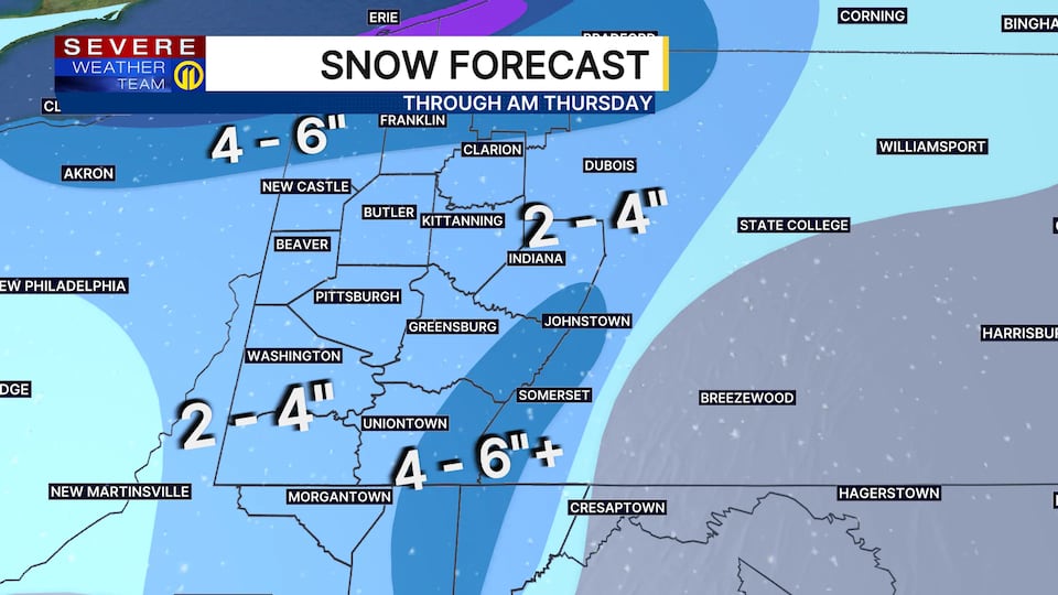 Cold air sticks around with snow to ring in the new year (12/31/25)