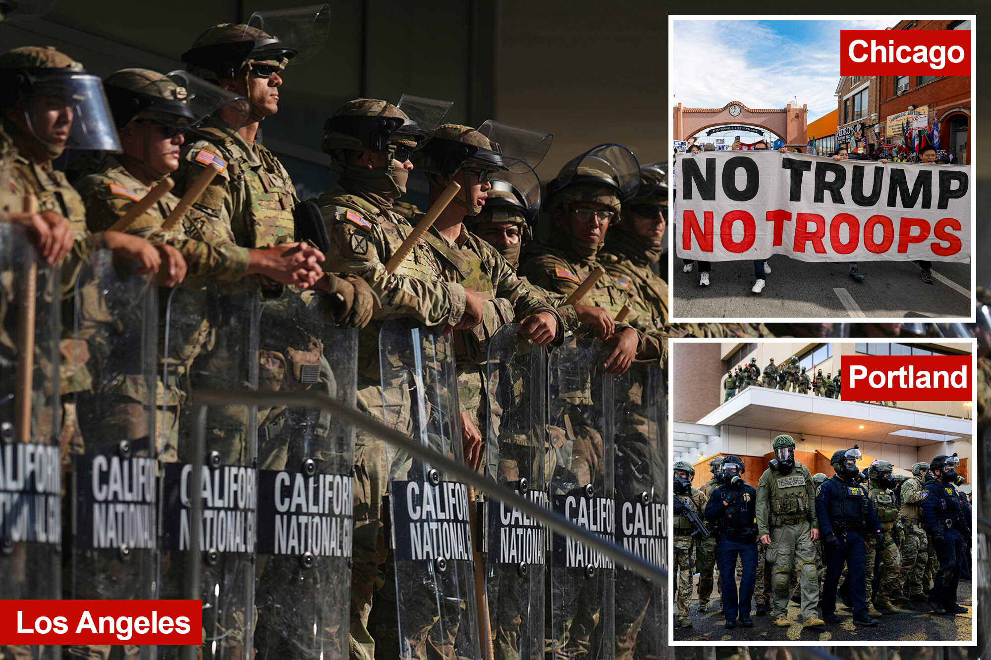 Trump pulling National Guard from Chicago, Portland and Los Angeles ...