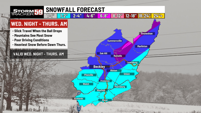 Slick roads today, snow system enters tonight!