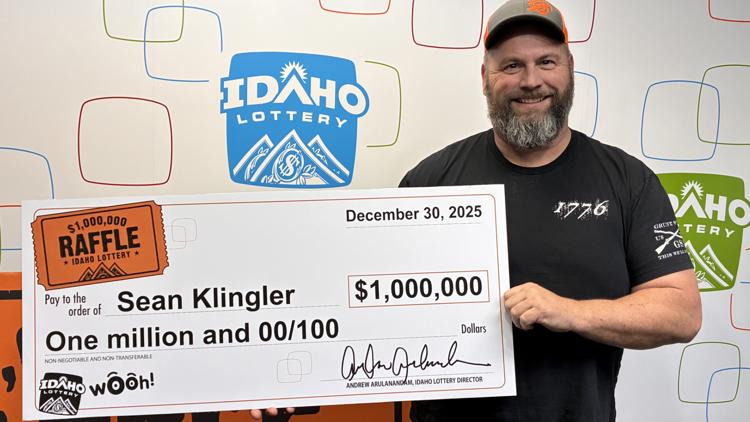 Sixth-generation Idahoan wins top prize in Idaho $1,000,000 raffle<br>