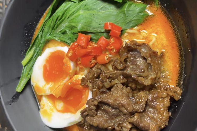 Sajian pedas creamy yang viral di media sosial