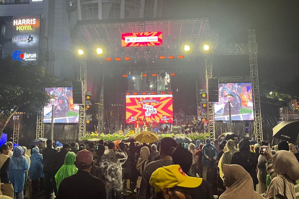 FX Sudirman, panggung hiburan malam Tahun Baru 2026 di Jakarta