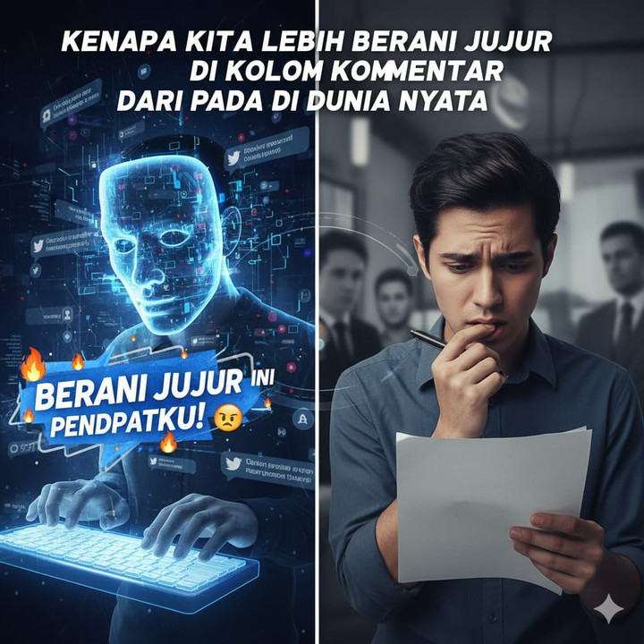 Mengapa Kita Lebih Berani Jujur di Kolom Komentar?