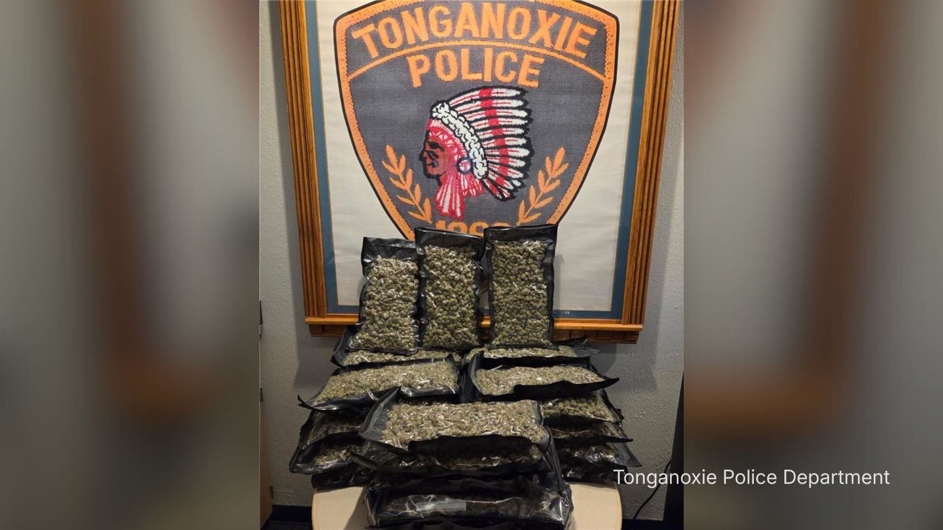 Mixed reactions after Kansas police department seizes 30 pounds of marijuana<br><br>