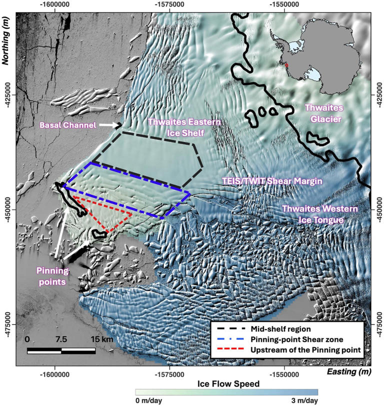 Quiet cracking is destabilizing Antarctica’s Doomsday Glacier leading ...