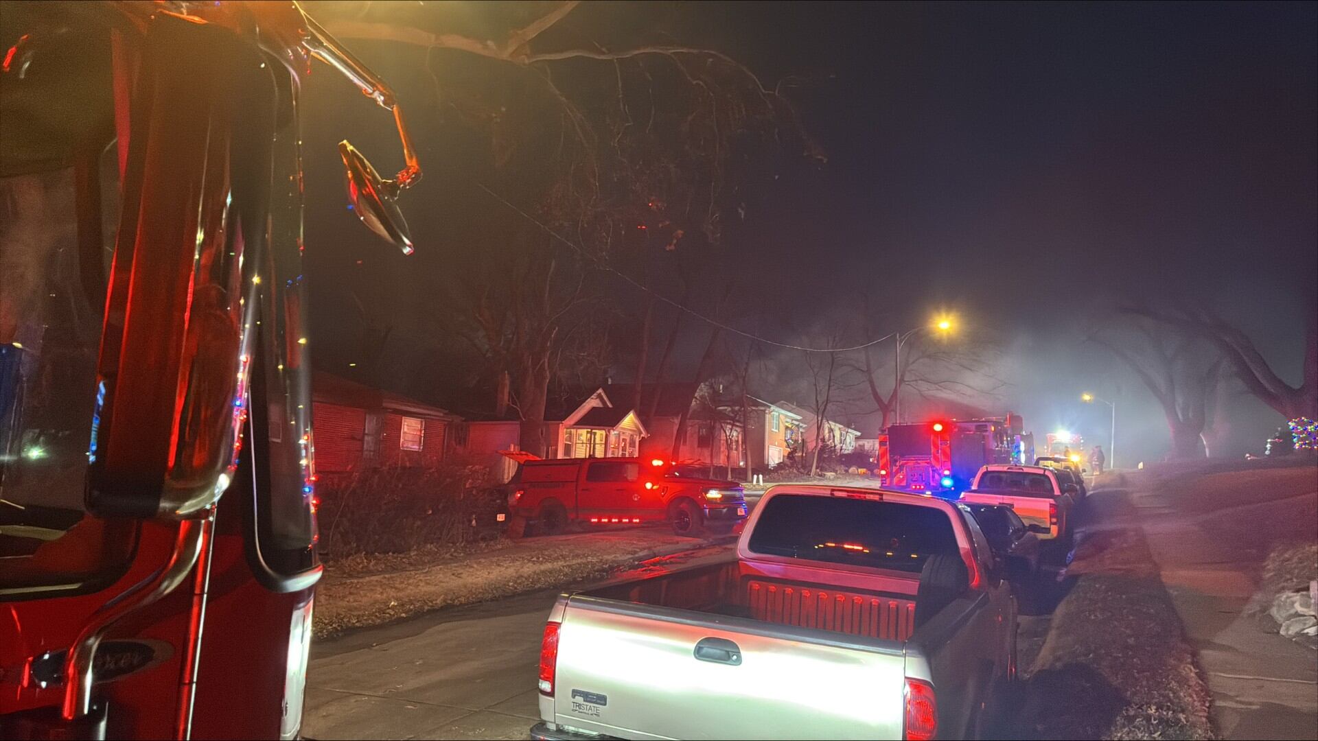 Crews respond to house fire in North Omaha