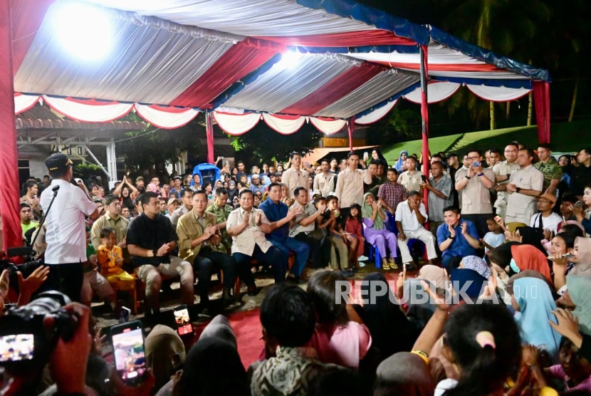 Prabowo Jamin Tidak Ada Desa Terisolasi di Tapanuli Selatan