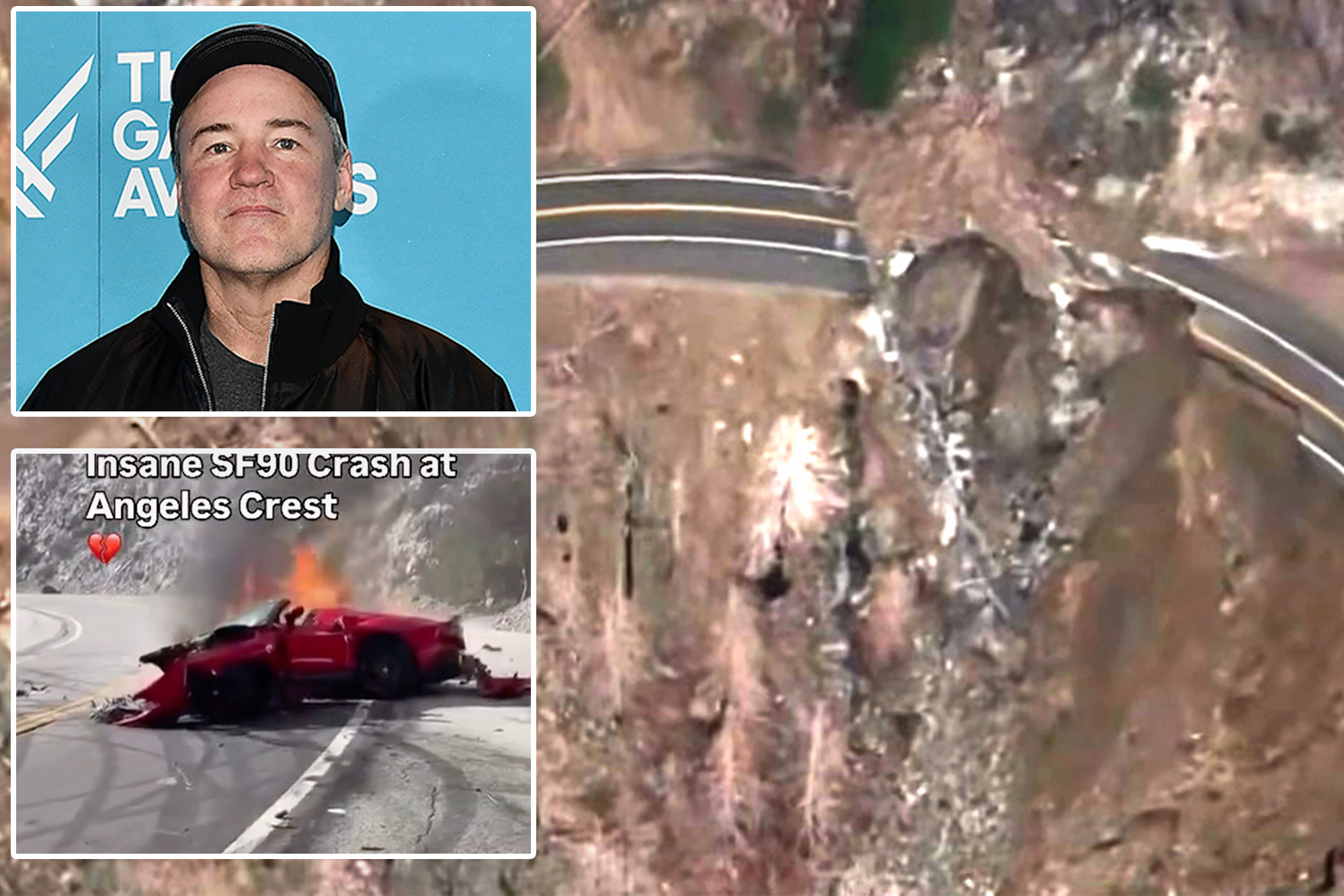 Scenic LA road collapses just 5 miles from where 'Call of Duty' creator ...