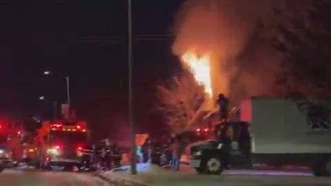 NYE structure fire