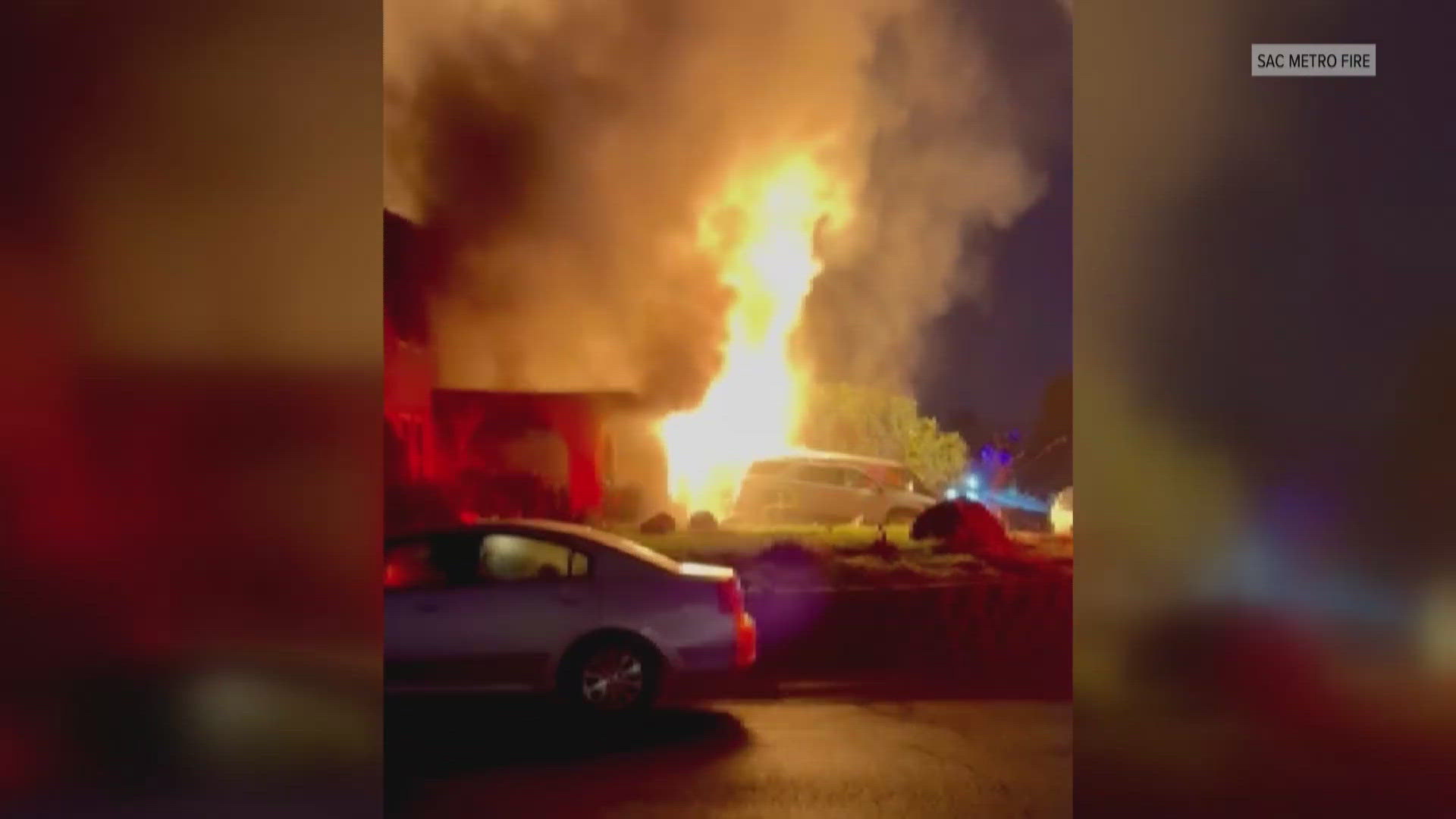 Citrus Heights house fire leaves 1 person injured, 3 dogs dead