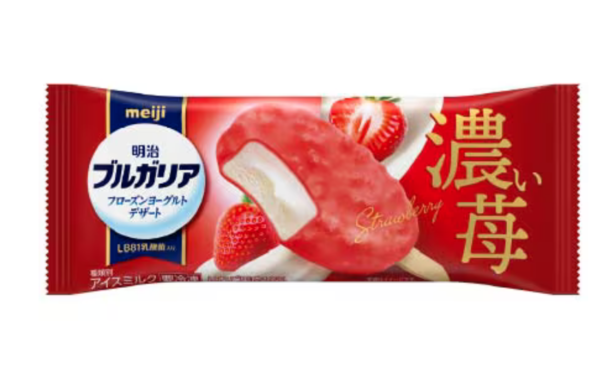 コンビニ限定!ブルガリアヨーグルト「濃い苺」アイスは正月に食べたい1本