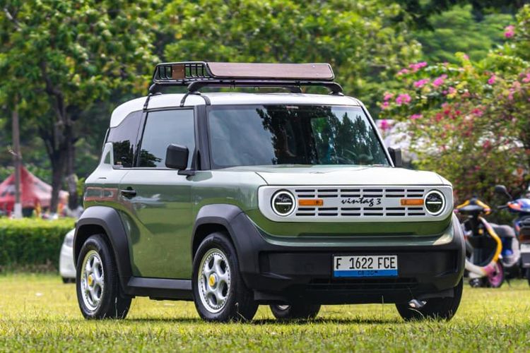 Mobil retro modern yang fungsional untuk kebutuhan harian
