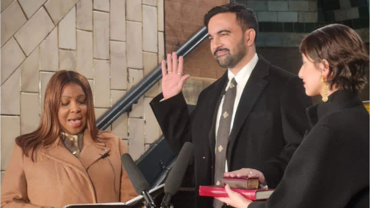 Zohran Mamdani sworn in as New York City mayor, makes history as first ...