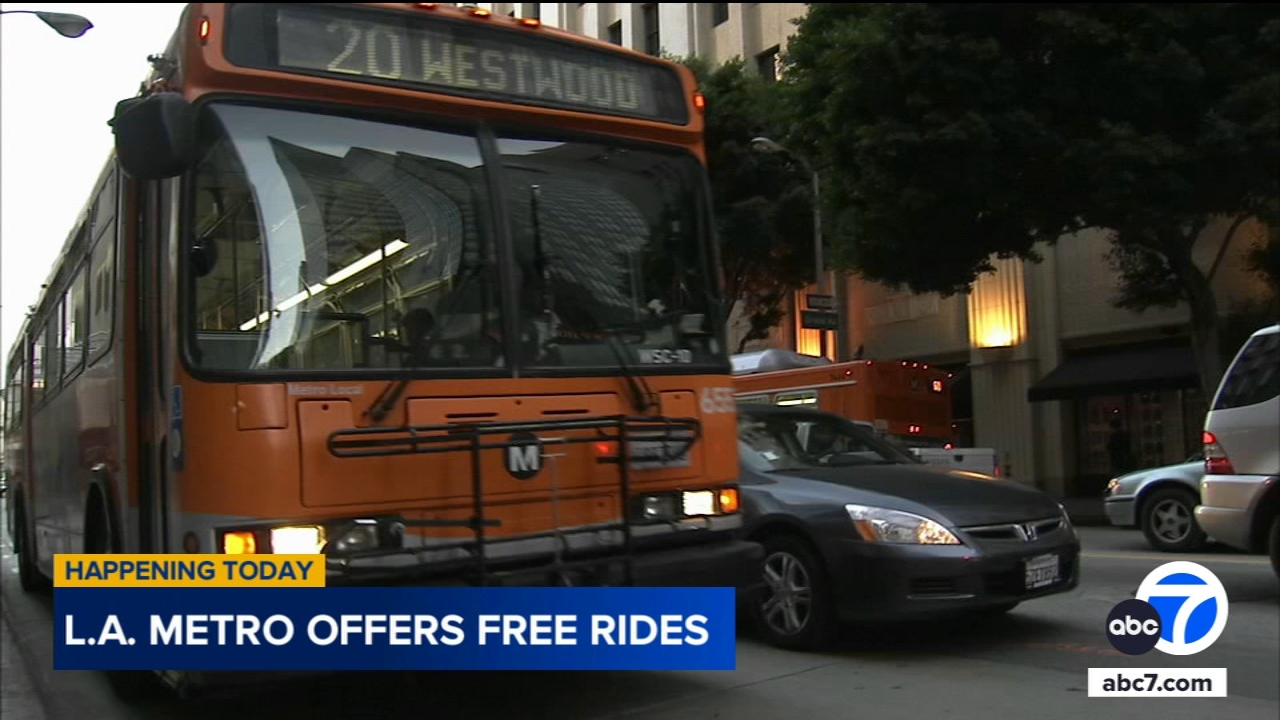 LA Metro offering free rides on New Year's Eve