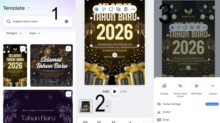 Cara Membuat Poster Tahun Baru 2026 yang Menarik