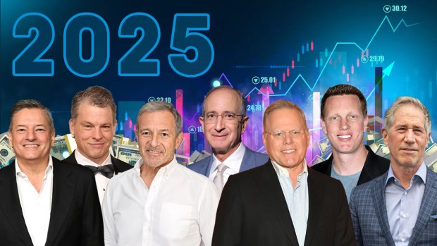 How major entertainment companies' stocks performed in 2025