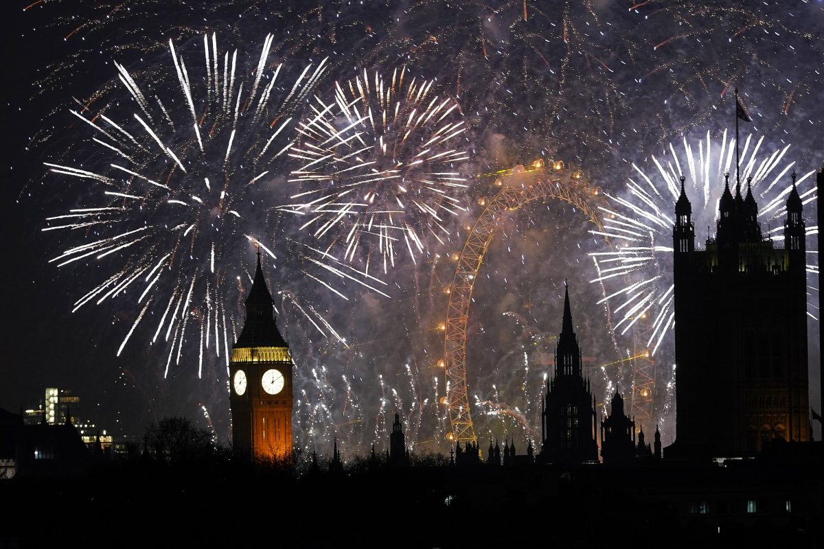 London rings in the new year with fantastic fireworks display