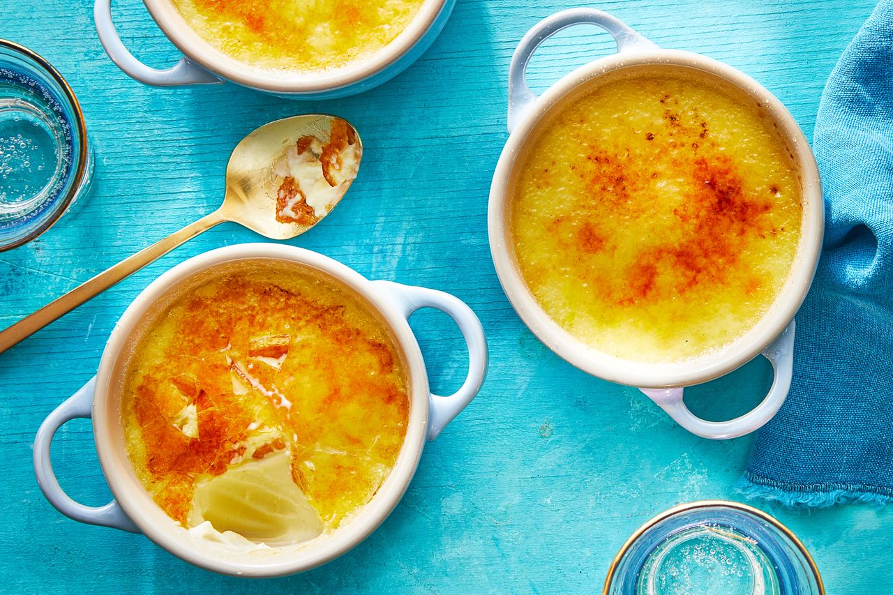 Southern Living Creme Brulee finished in ramekins