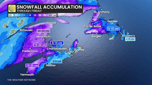 Parts of East Coast braces for messy New Year's Day with winter storm