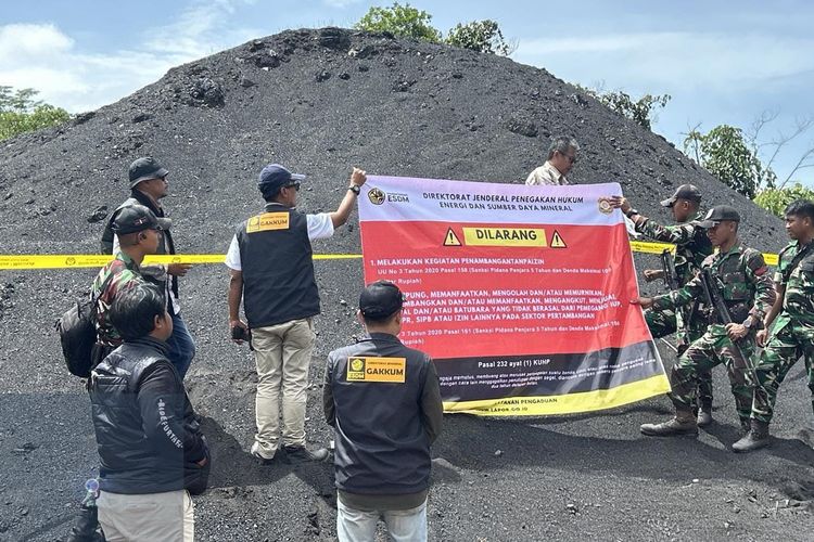 70.000 Ton Batubara Ilegal Disita Pemerintah di Kutai Kartanegara