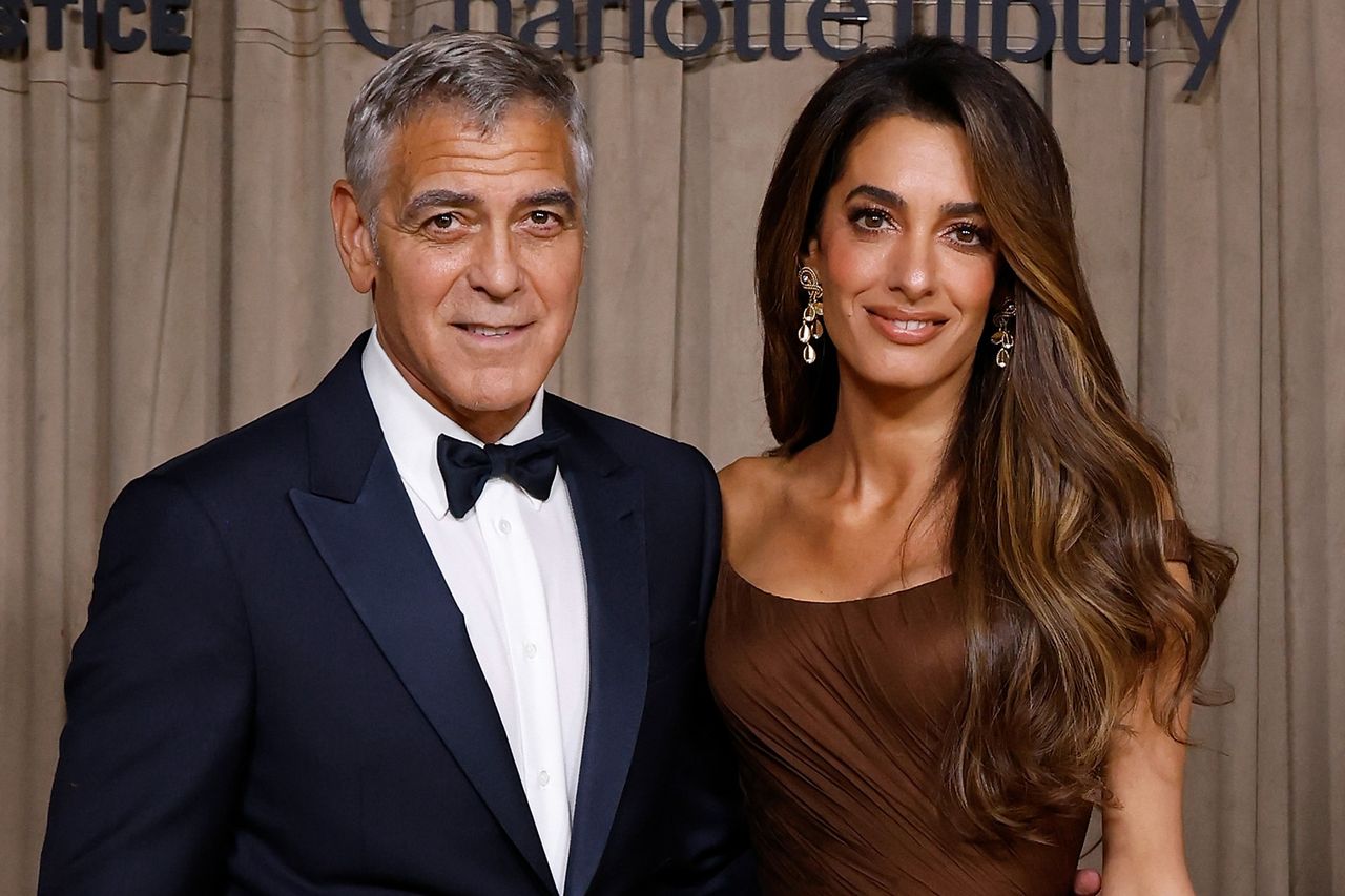 Taylor Hill/Getty George and Amal Clooney attend the Clooney Foundation for Justice's The Albies on Oct. 3, 2025