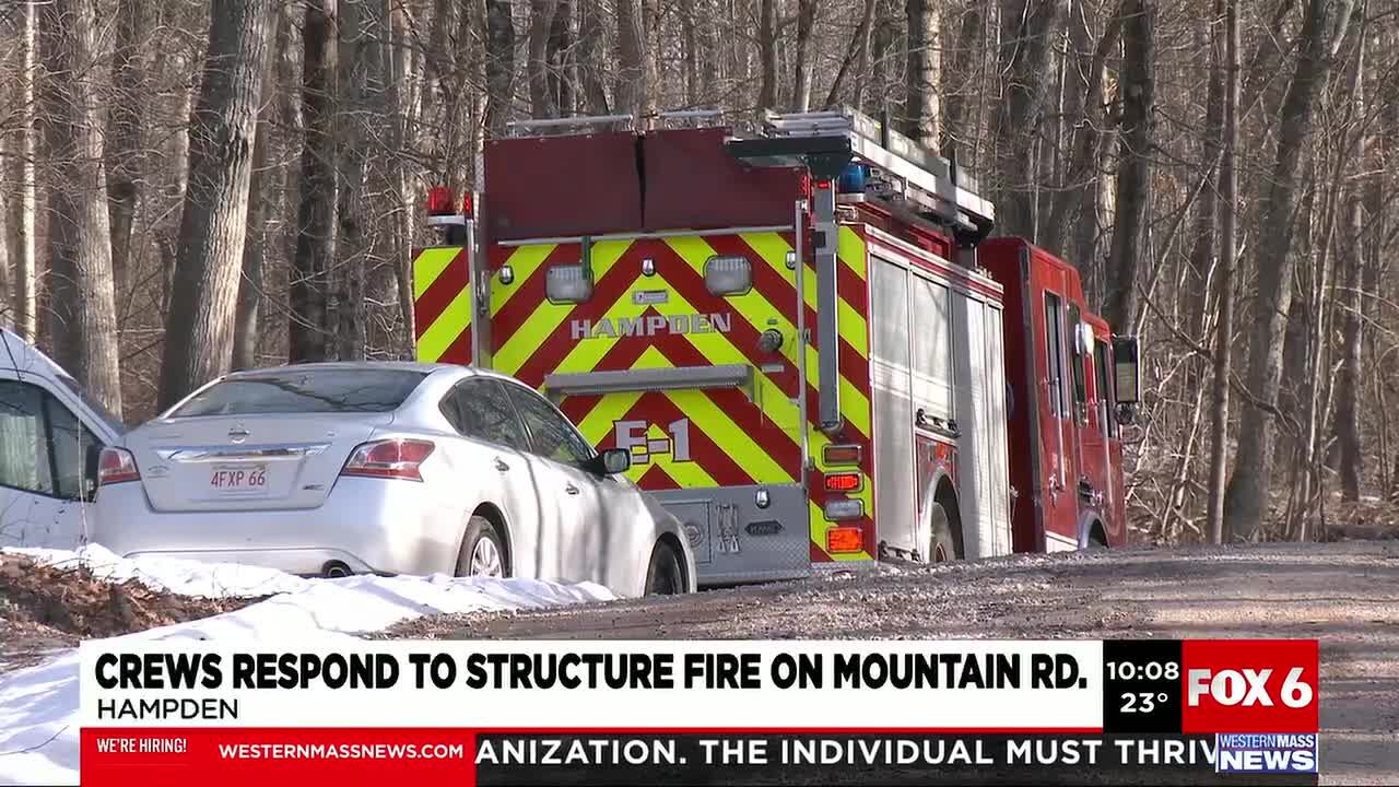 Emergency crews battle structure fire
