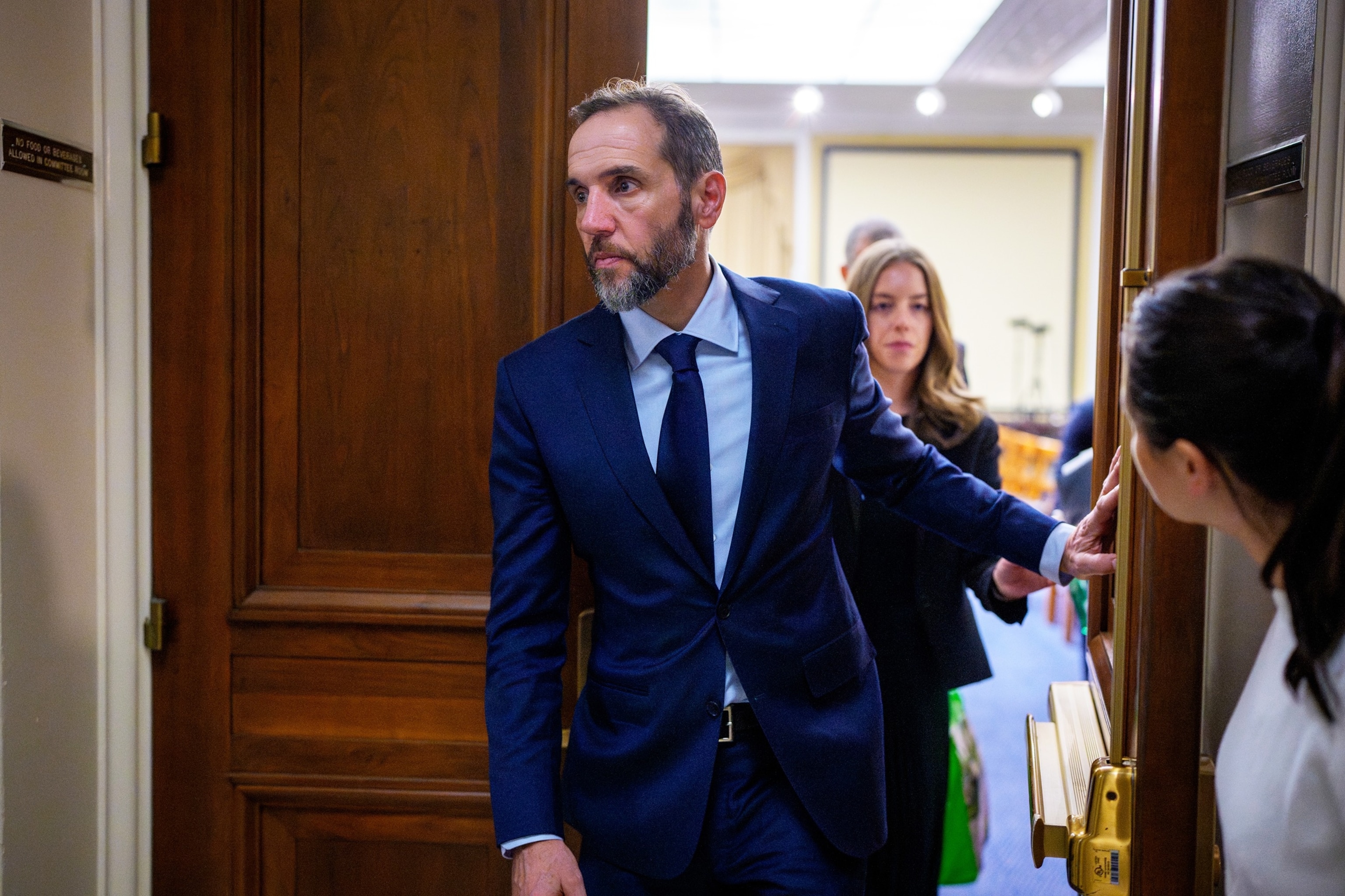 Andrew Harnik/Getty Images - PHOTO: Former Special Counsel Jack Smith leaves after testifying in a closed-door deposition before the House Judiciary Committee in the Rayburn House Office Building on Capitol Hill, on Dec. 17, 2025, in Washington, D.C.