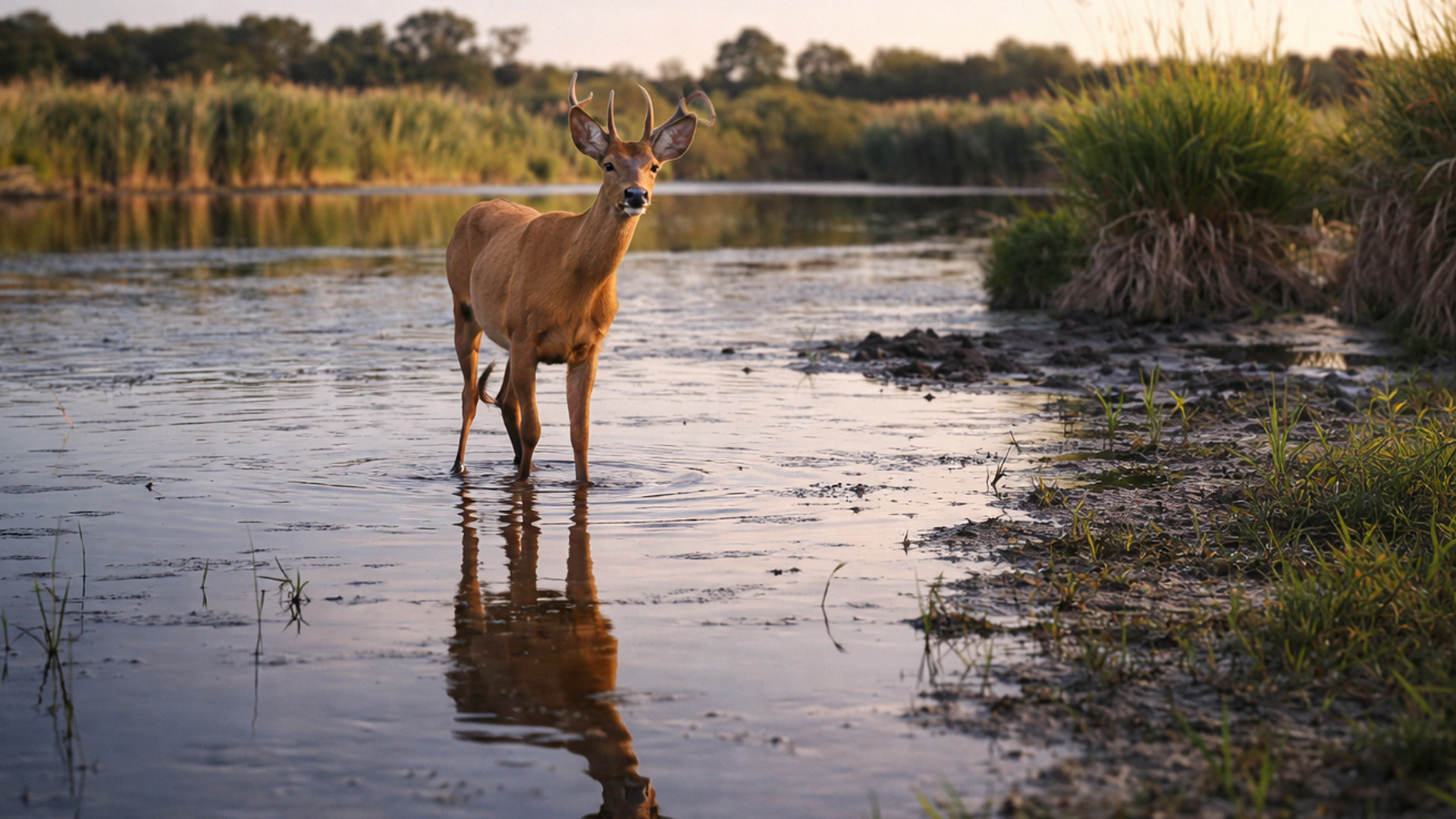Hidden camera captures river wildlife in action