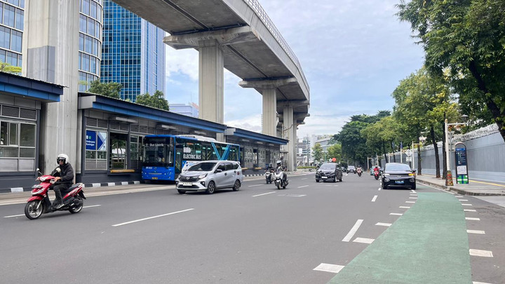 Jakarta Kosong di Pagi Tahun 2026