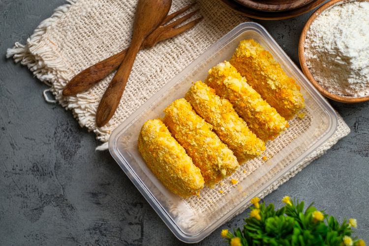 Cara membuat risoles jagung panggang dari sisa bakaran