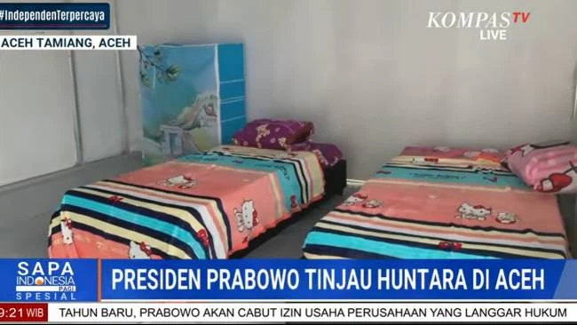 Prabowo Buka Huntara untuk Korban Banjir Aceh Tamiang