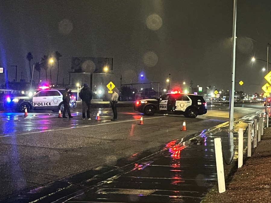 Pedestrian killed in hit-and-run crash on Boulder Highway