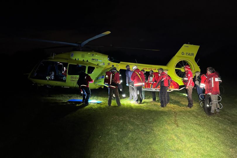 Teenager airlifted to hospital after falling from bike in woods