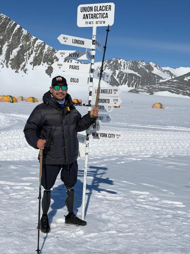 The double-amputee Gurkha veteran said he hopes to show others they can ‘achieve anything’ (Hari Budha Magar/PA) (PA Media - Hari Budha Magar)