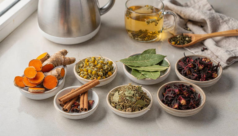Mistura potente de infusões anti-inflamatórias deixa seu abdômen leve ...