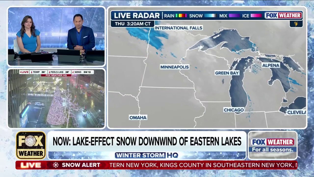 Gusty winds and lake-effect snow grip Great Lakes as snow squalls ...