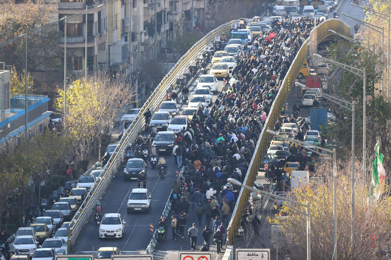 Iran Traders Protest