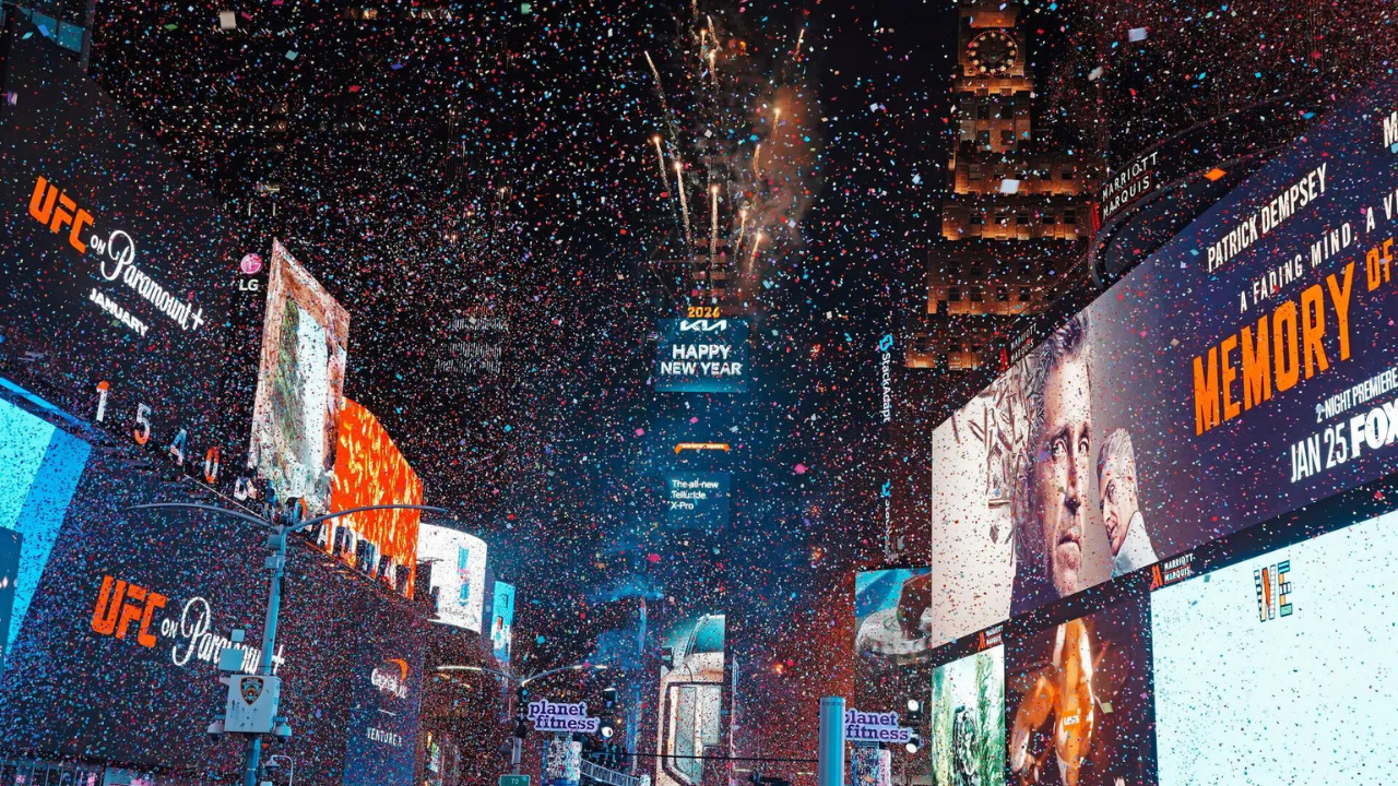 12,000-pound sparkle: 2026 celebrations light up New York’s Times ...