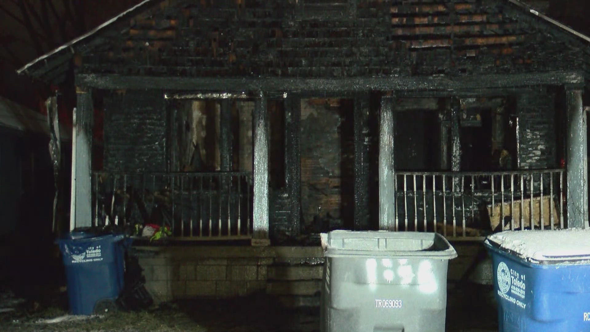 Central Toledo home a total loss after fire