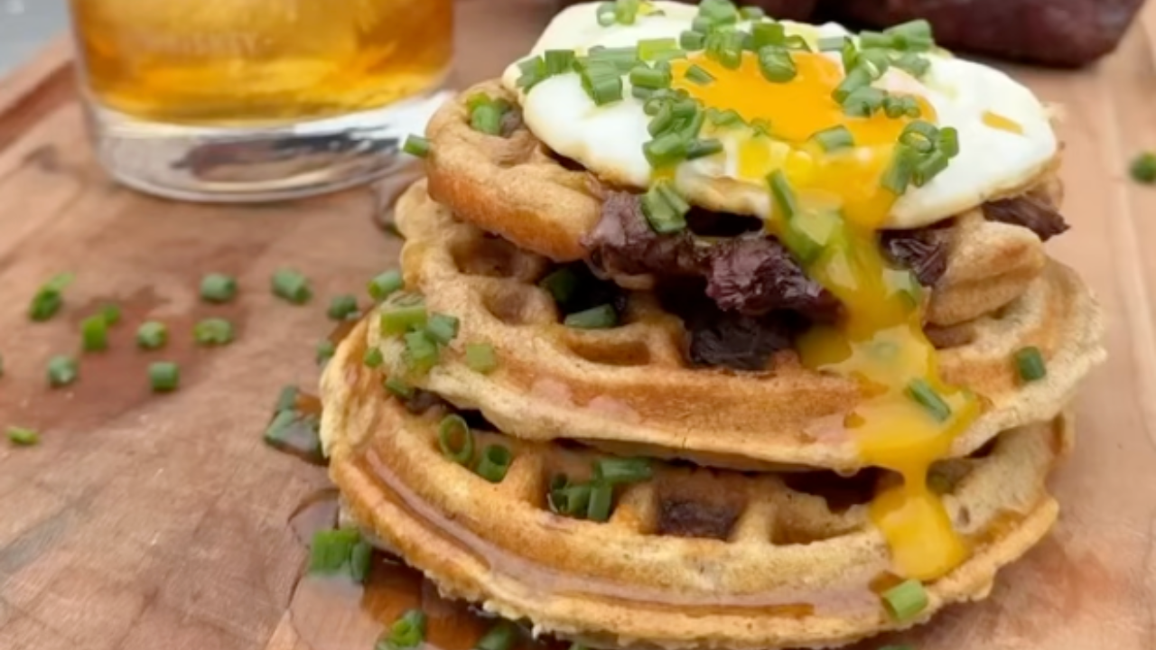 Whiskey short rib waffles, explained