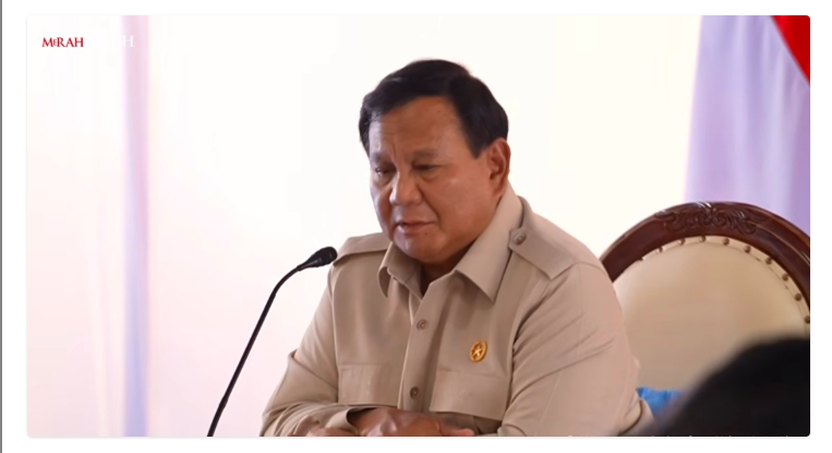 Prabowo Kritik Komentar Publik soal Penanganan Bencana: Masa Menteri Datang Ikut Macul?