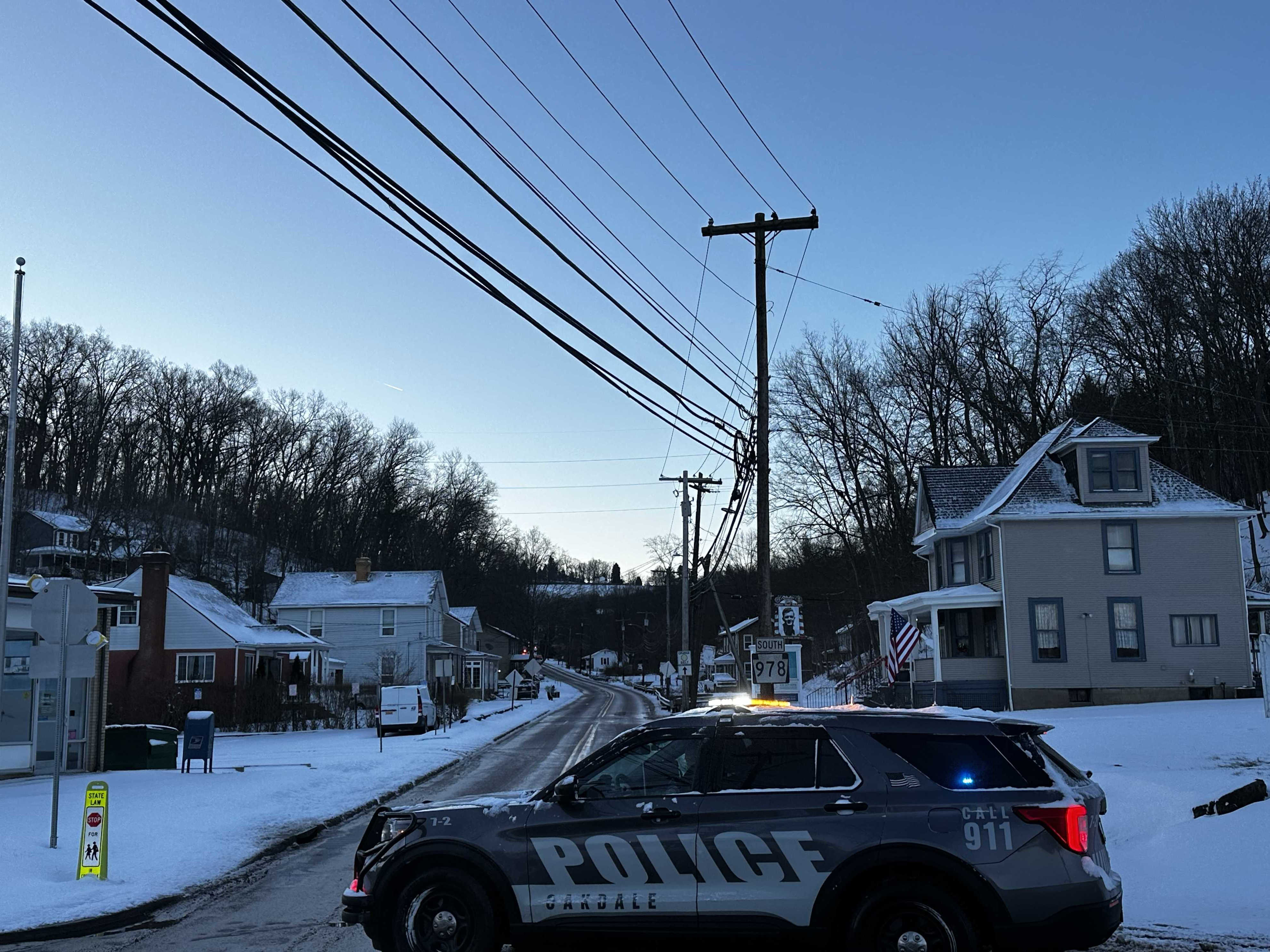 Firefighters battle South Fayette house fire