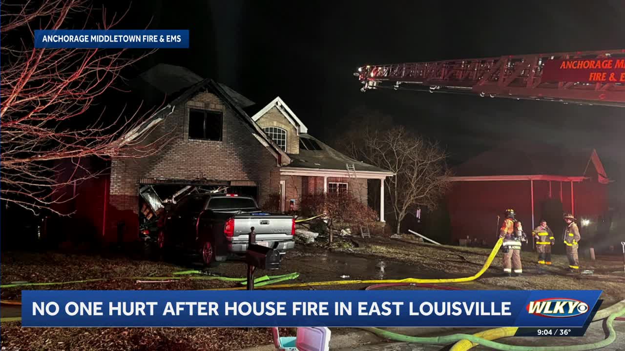 No one injured after house fire in east Louisville